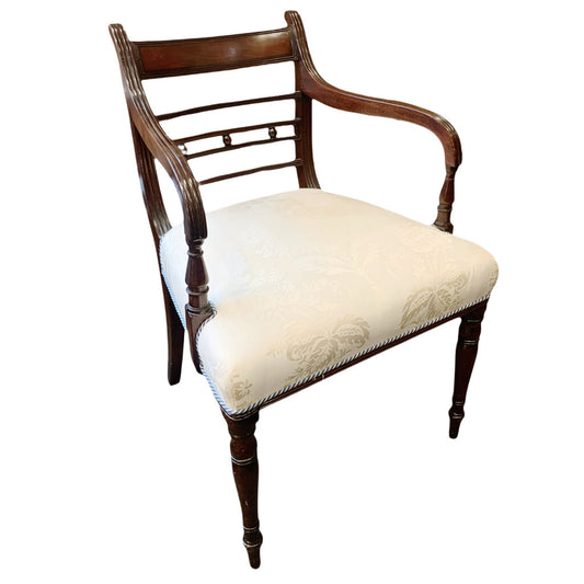 Early 19th C. English Mahogany Arm Chair