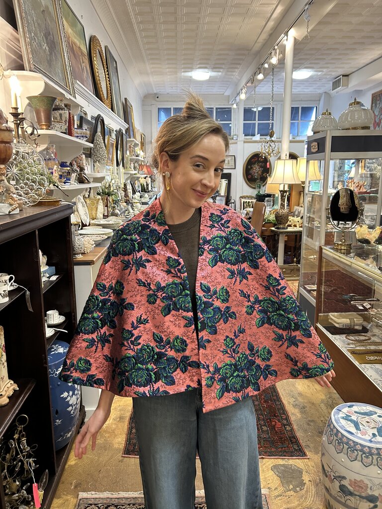 Gucci Floral Brocade Cape