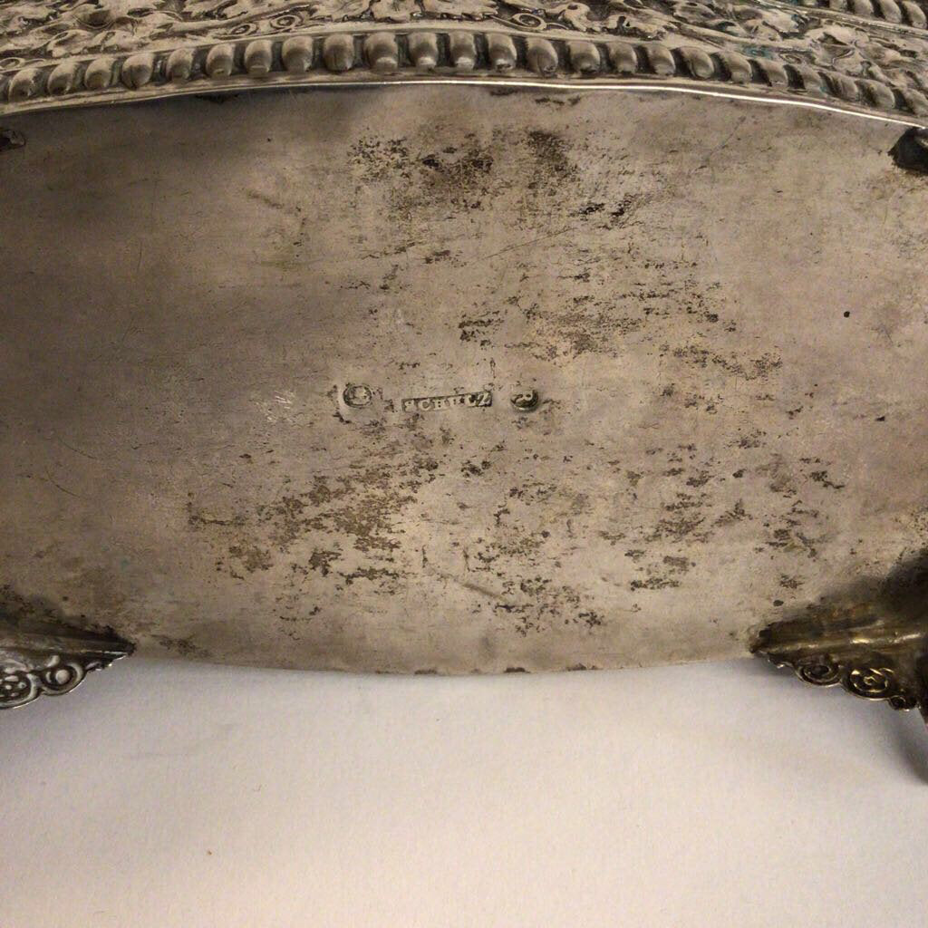 Friedrich Schulz Silver Sugar Box. Breslau, ca. 1834-9.