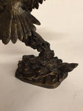 Franklin Mint Bronze Eagle Figurine
