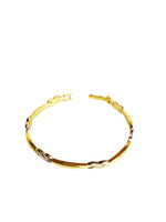 14Kt Yellow and White Gold Bracelet & Necklace Set