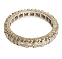 Diamond Eternity Ring in 18Kt White Gold