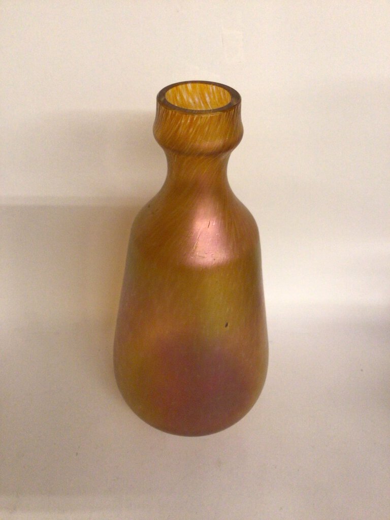 Pallme-Koenig Austrian Art Glass Vase, Early 20th C.