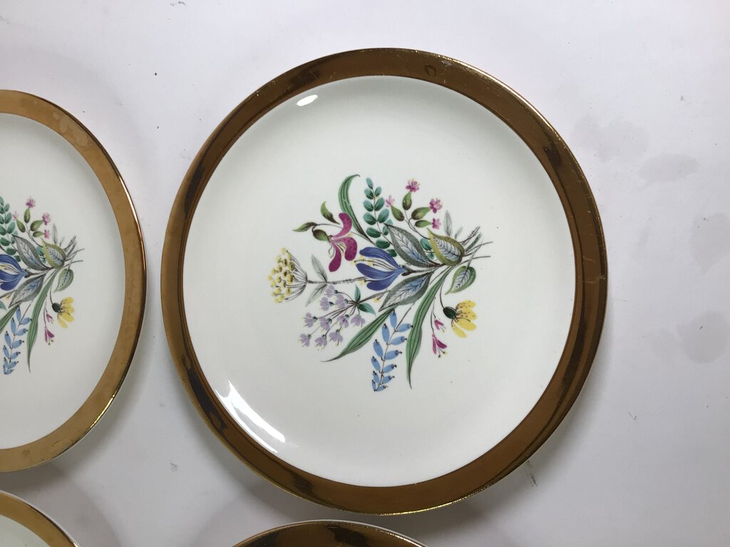 6 pc. Ernest Sohn Creations Salad Plates, ca. 1950s