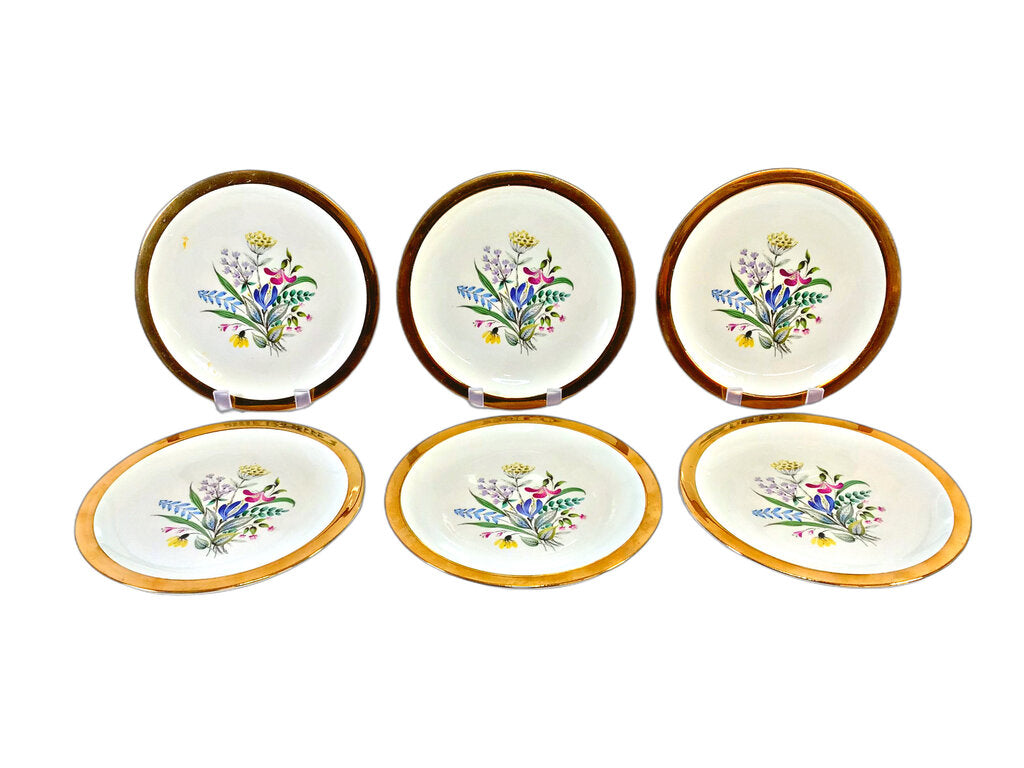 6 pc. Ernest Sohn Creations Salad Plates, ca. 1950s