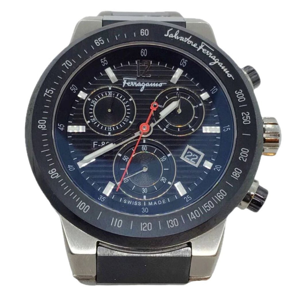 Salvatore Ferragamo Titanium Ceramic F-80 Men's Wristwatch