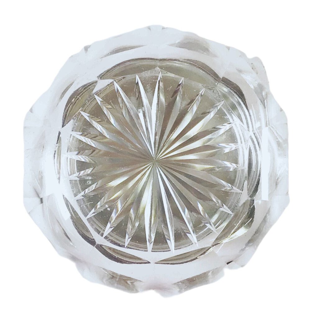 Unger Bros. Sterling & Cut Glass Powder Jar, ca. 1872-1910