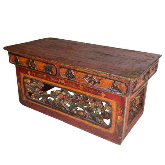 19th c. Tibetan Folding Altar Table
