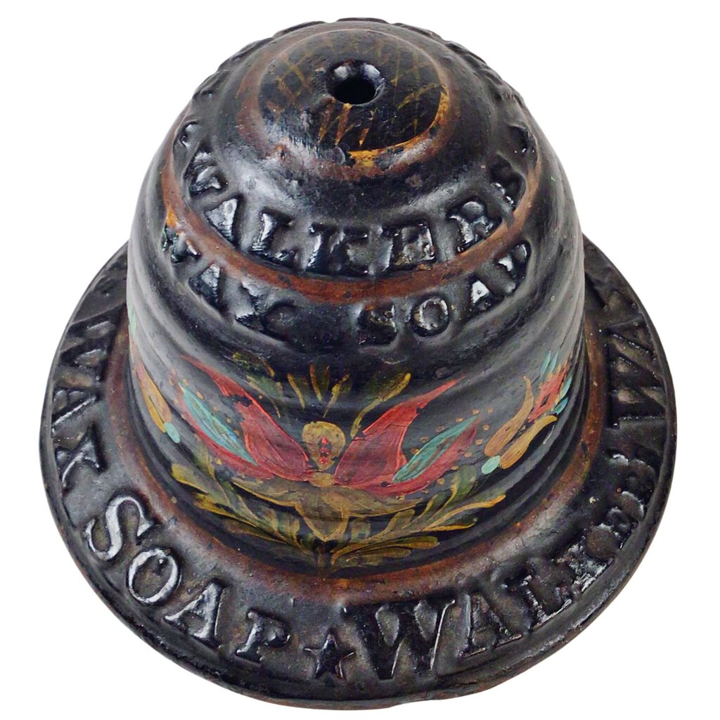 Walker's Soap Cast Iron Twine Dispenser, ca. 1880s