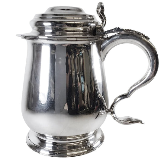 Franklin Mint Benjamin Franklin Silverplated Tankard