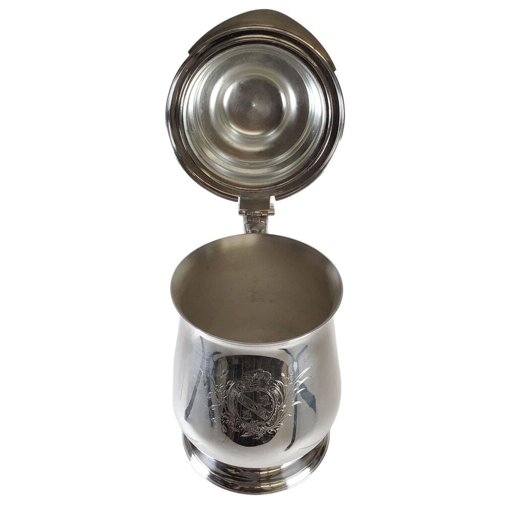 Franklin Mint Benjamin Franklin Silverplated Tankard