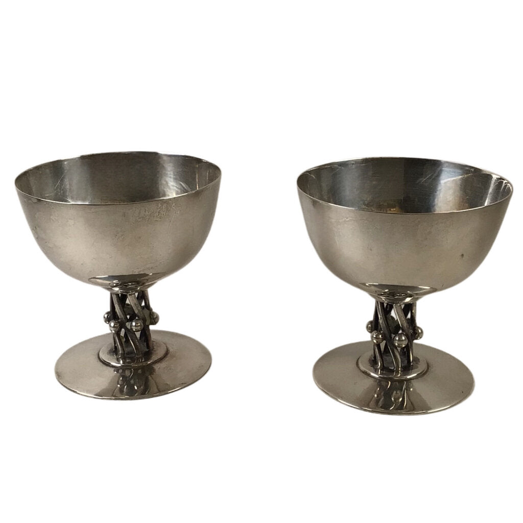William Spratling Taxco Mexican Sterling Goblets, ca. 1956-62