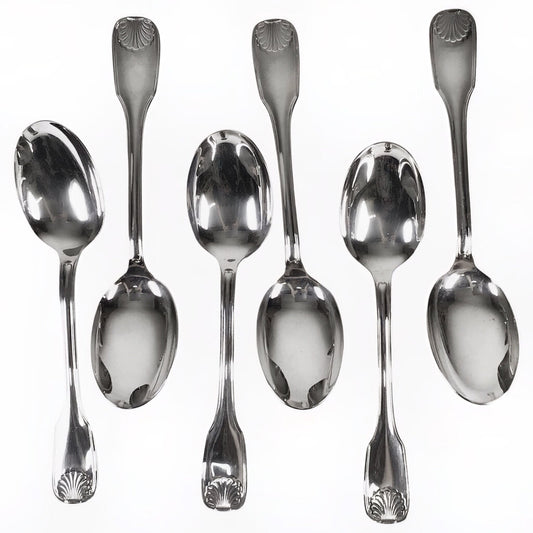 6 Plata Lappas "Colbert" Silverplated Tablespoons