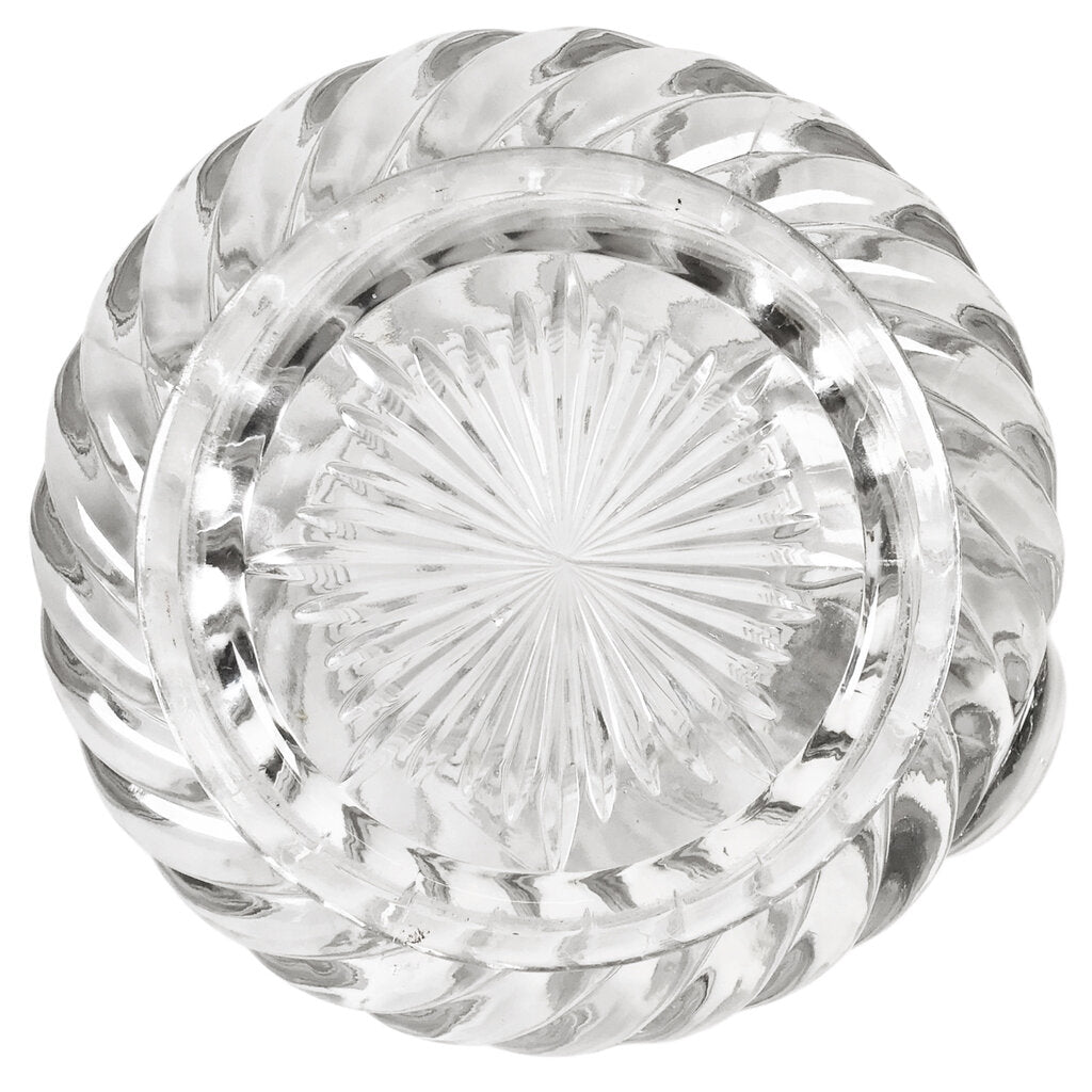 Spiraled Pressed Glass Water Pitcher - Opportunity Shop DC