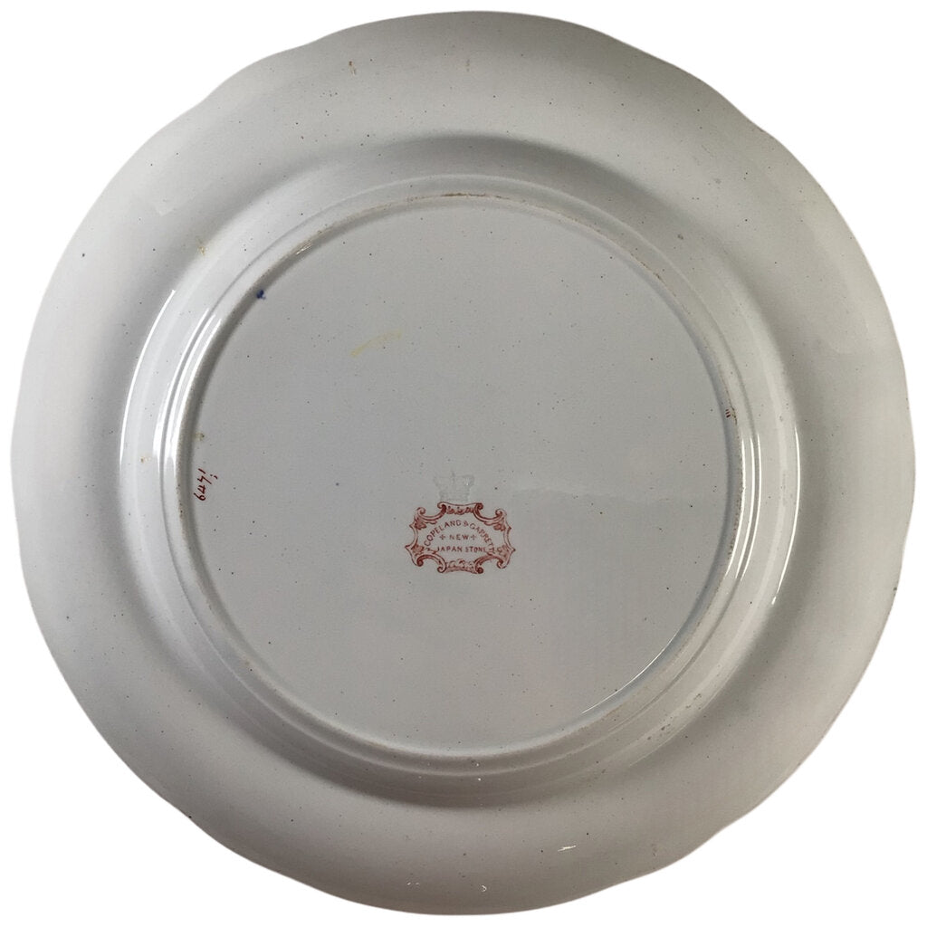 36pc. Copeland & Garrett Imari-Style New Japan Stone Dinner Plates & Soup Bowls, ca. 1833-47