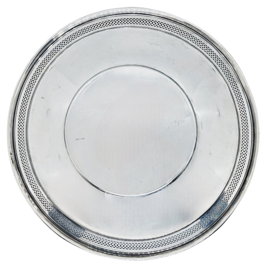 Sterling Reticulated Plate