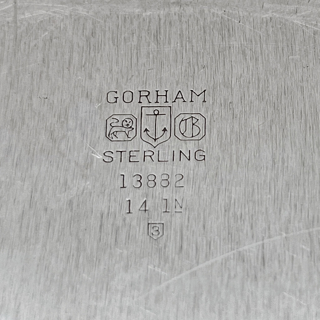 Gorham Sterling Round Tray, ca. 1953