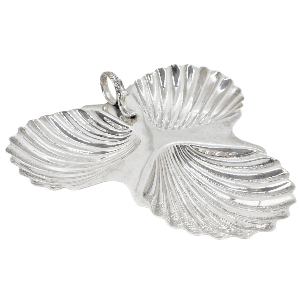 Tuttle Sterling Sectional Shell Dish, 1930