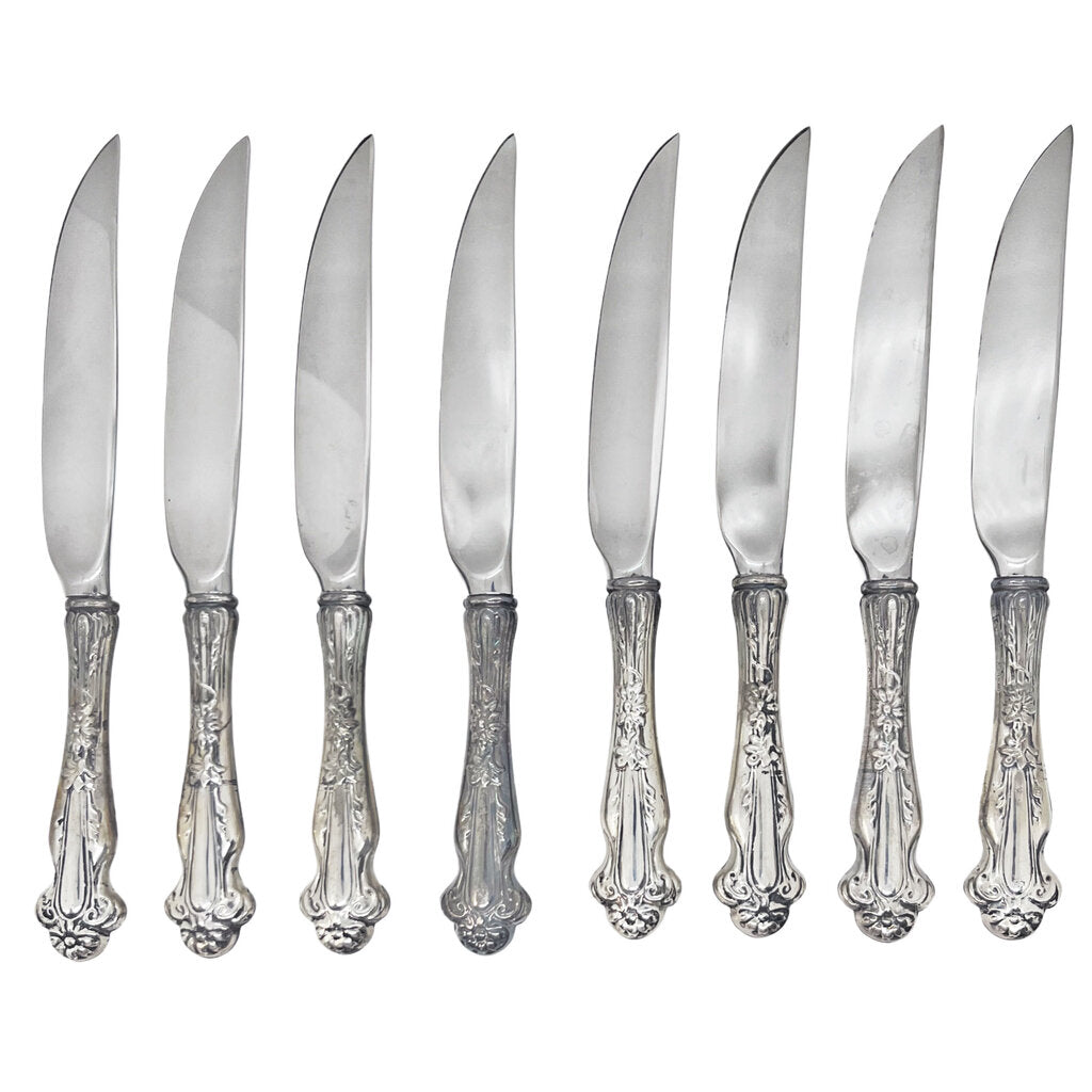 8 Wallace Sterling Steak Knives
