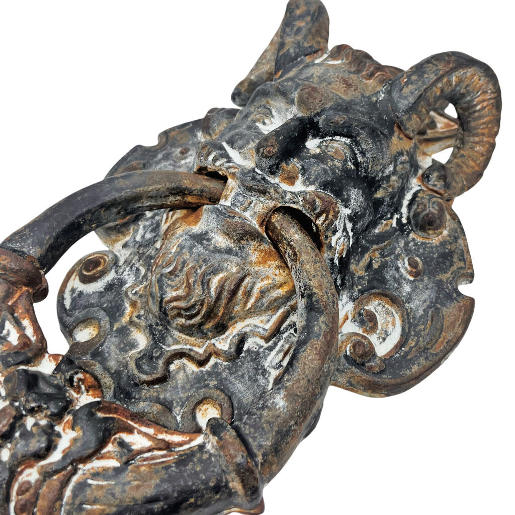 Satyr Mythological Cast Iron Door Knocker