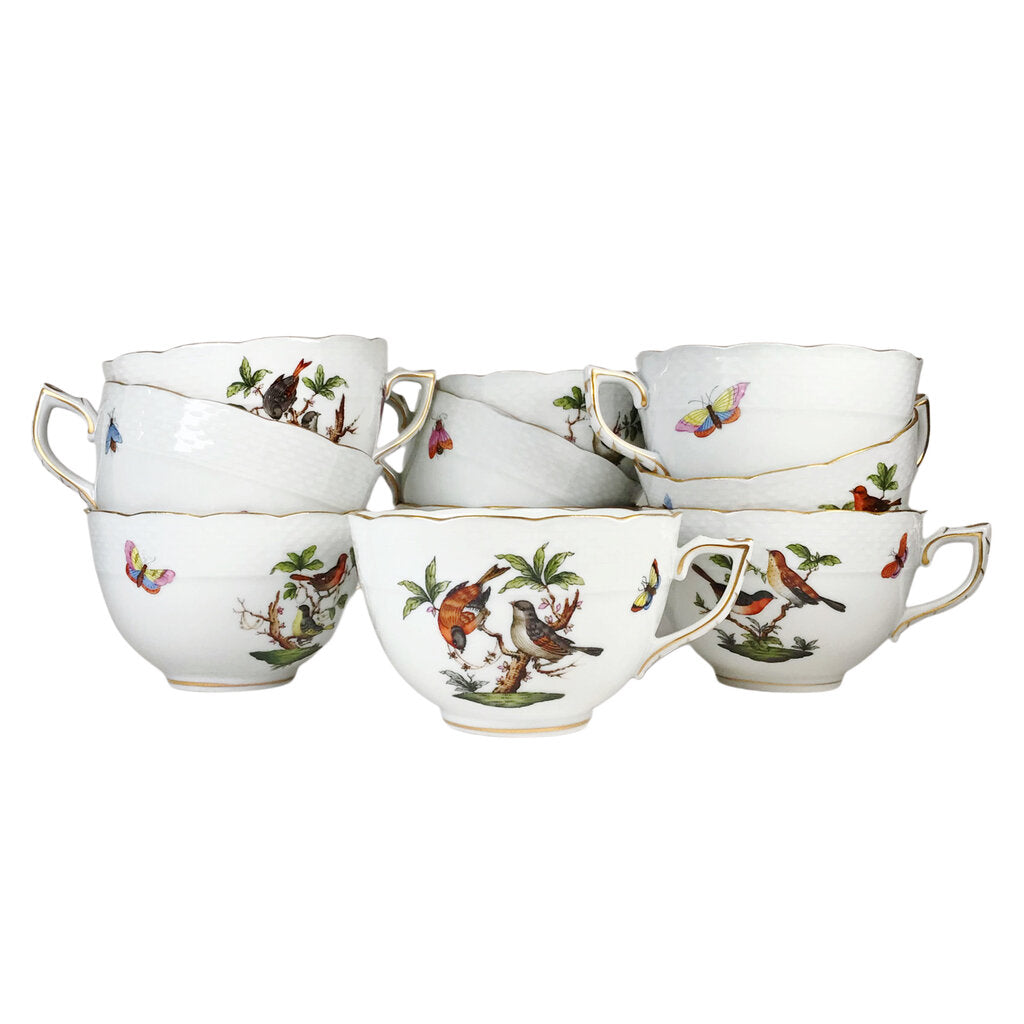 24pc. Herend "Rothschild Bird" Tea & Coffee Service for 10