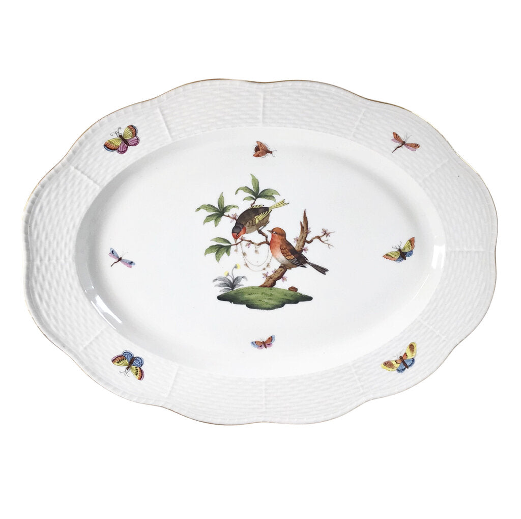 24pc. Herend "Rothschild Bird" Tea & Coffee Service for 10