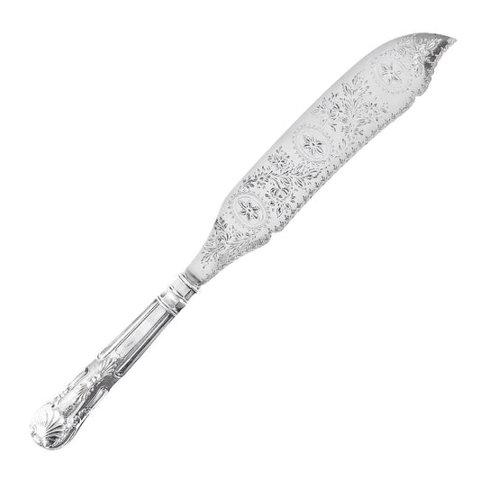 Bailey & Co. Coin Silver Fish Slice & Original Box, ca. 1860