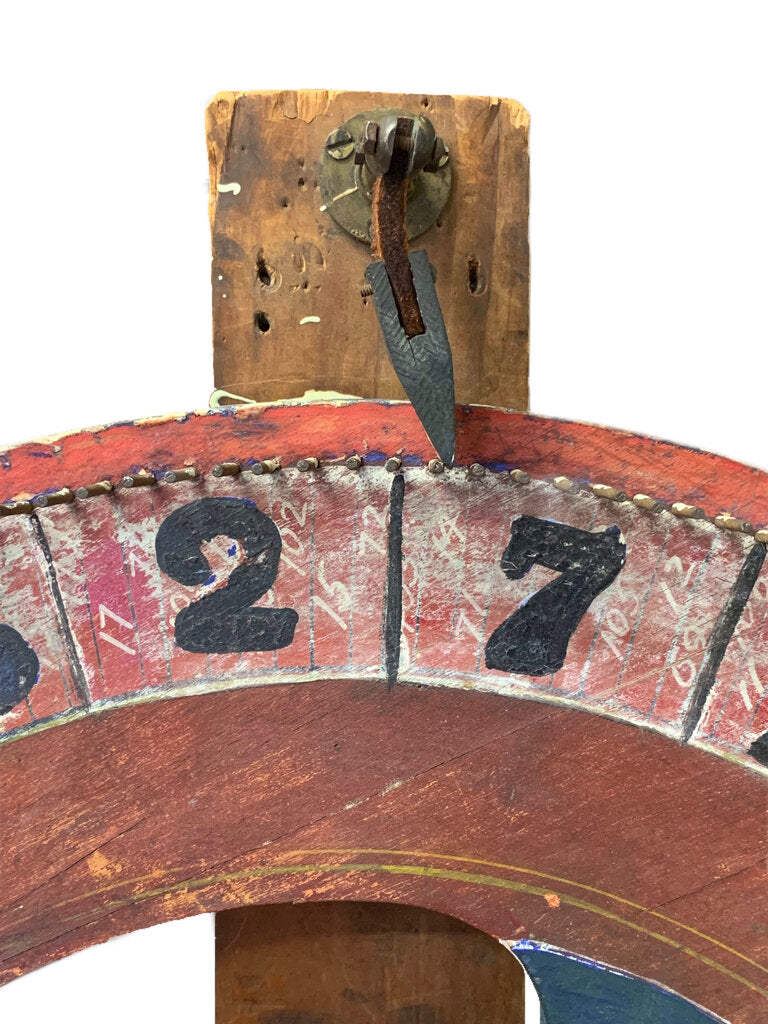 North Carolina Carnival Game Wheel, Early- or Mid-20th c.