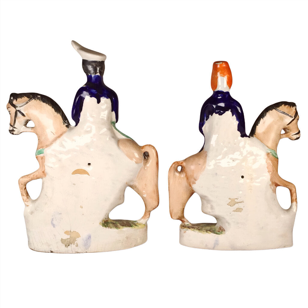 Pair/Staffordshire Campbell & Havelock Sepoy Rebellion Figurines
