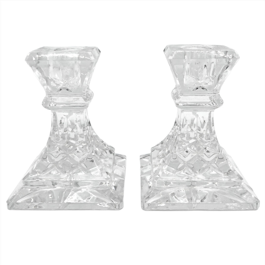 Pair of Waterford Crystal Lismore Candlesticks