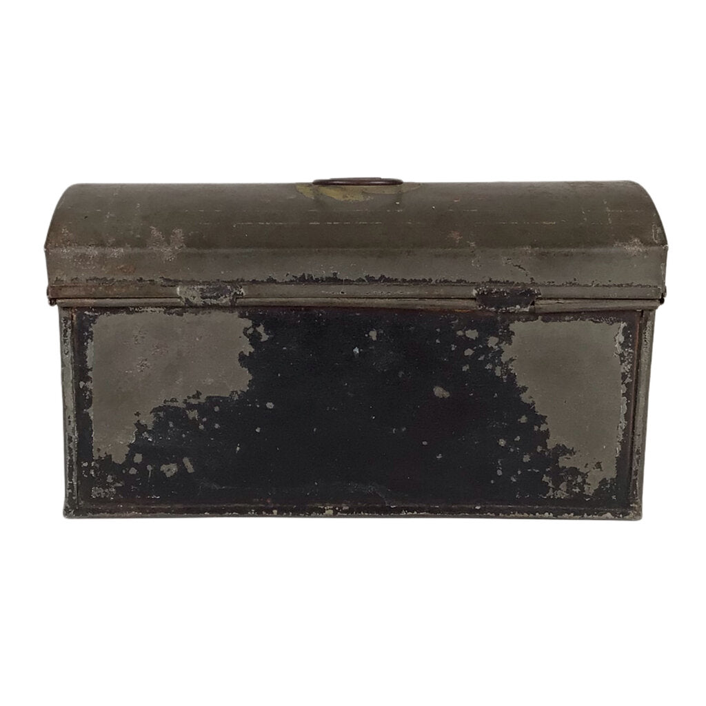 Antique Polychrome Toleware Document Box