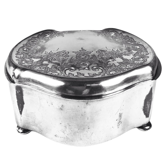 Derby Silver Co. Silverplated Hinged Dresser Box, ca. 1900