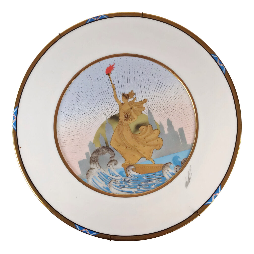 Erte "Statue of Liberty" Service Plate
