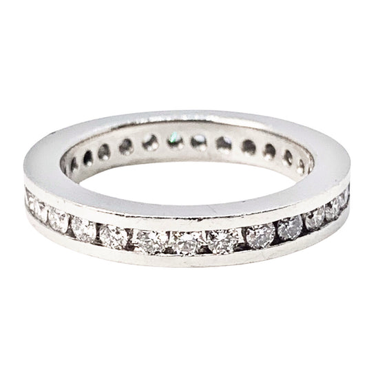 Platinum & Diamond Eternity Band