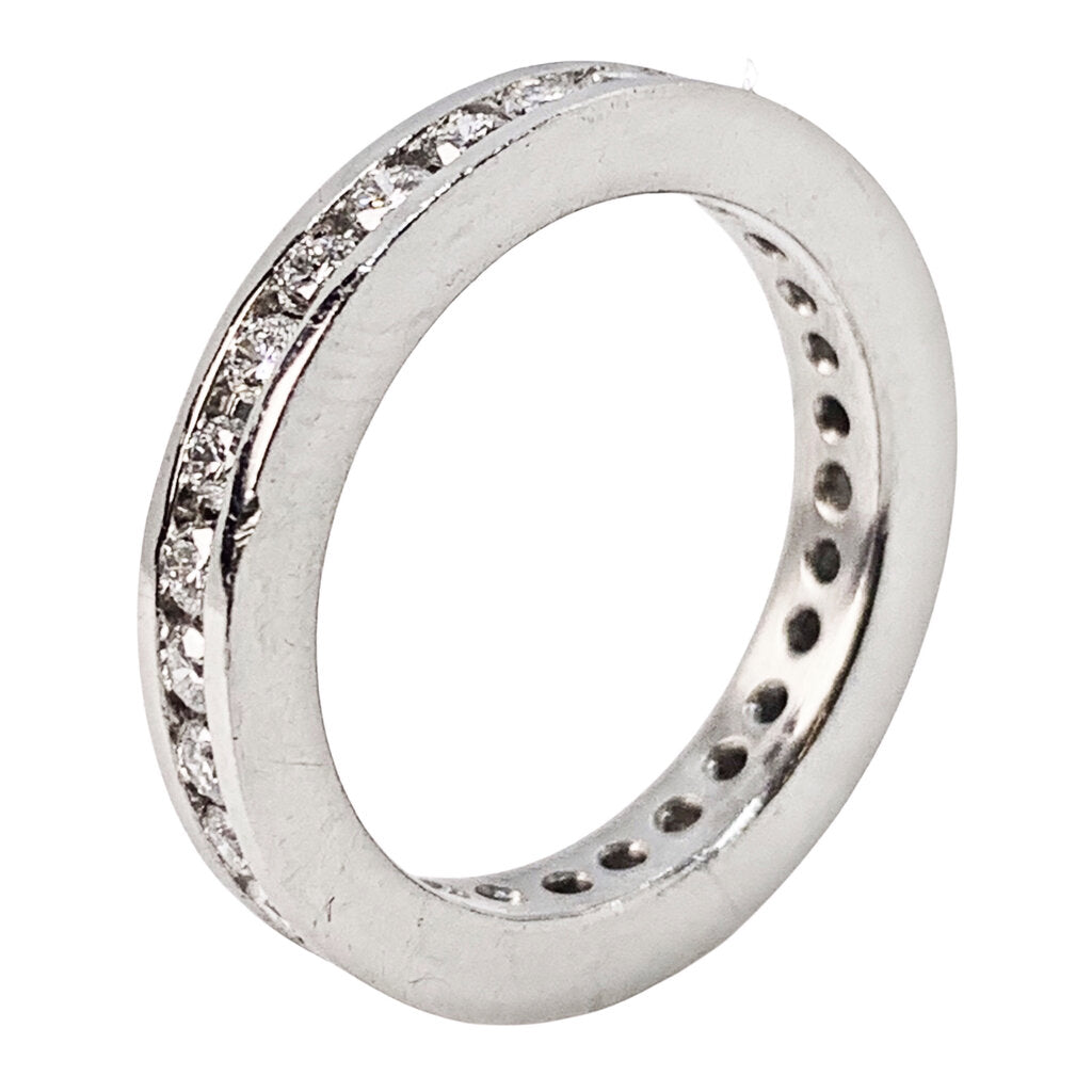 Platinum & Diamond Eternity Band