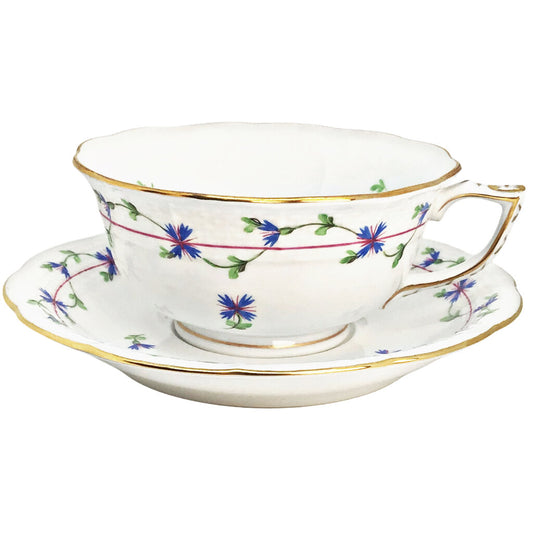 Herend Blue Garland 1 Cup & Saucer (2 pcs)