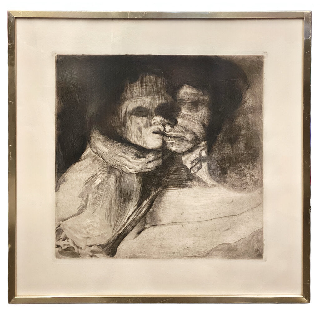 After Kathe Kollwitz. Death, Woman and Child. Reprint