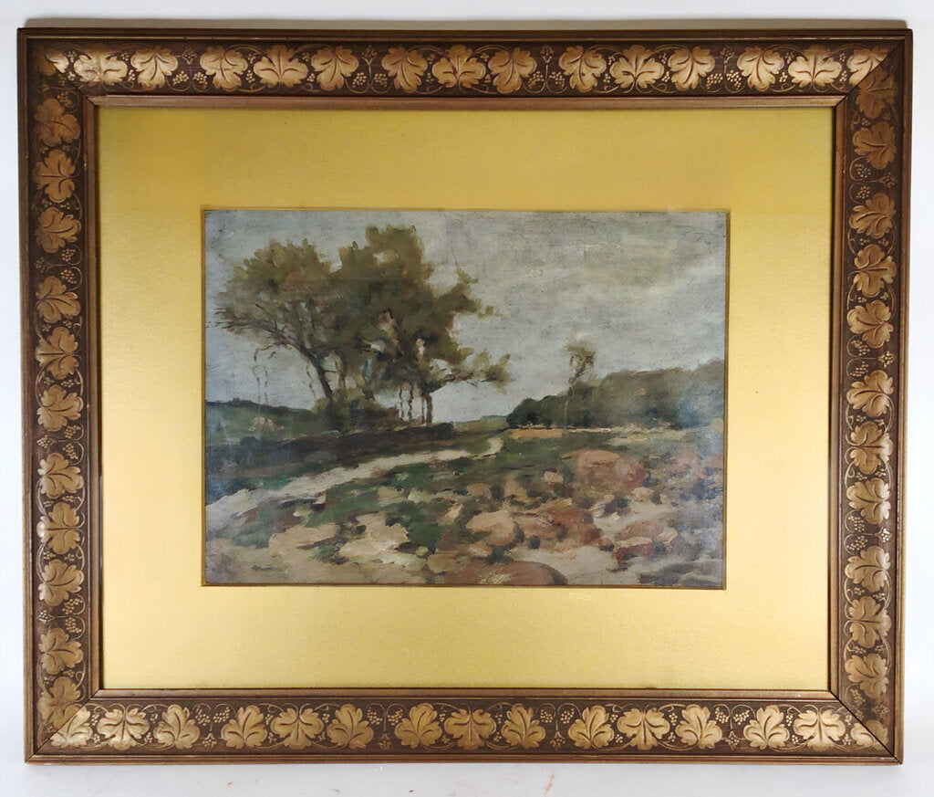 William M. Rouzee. Landscape. Oil on Canvas.