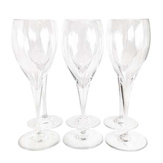 6 Baccarat St. Remy Claret Wine Glasses
