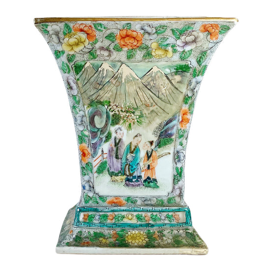 19th c. Rose Mandarin Boughpot