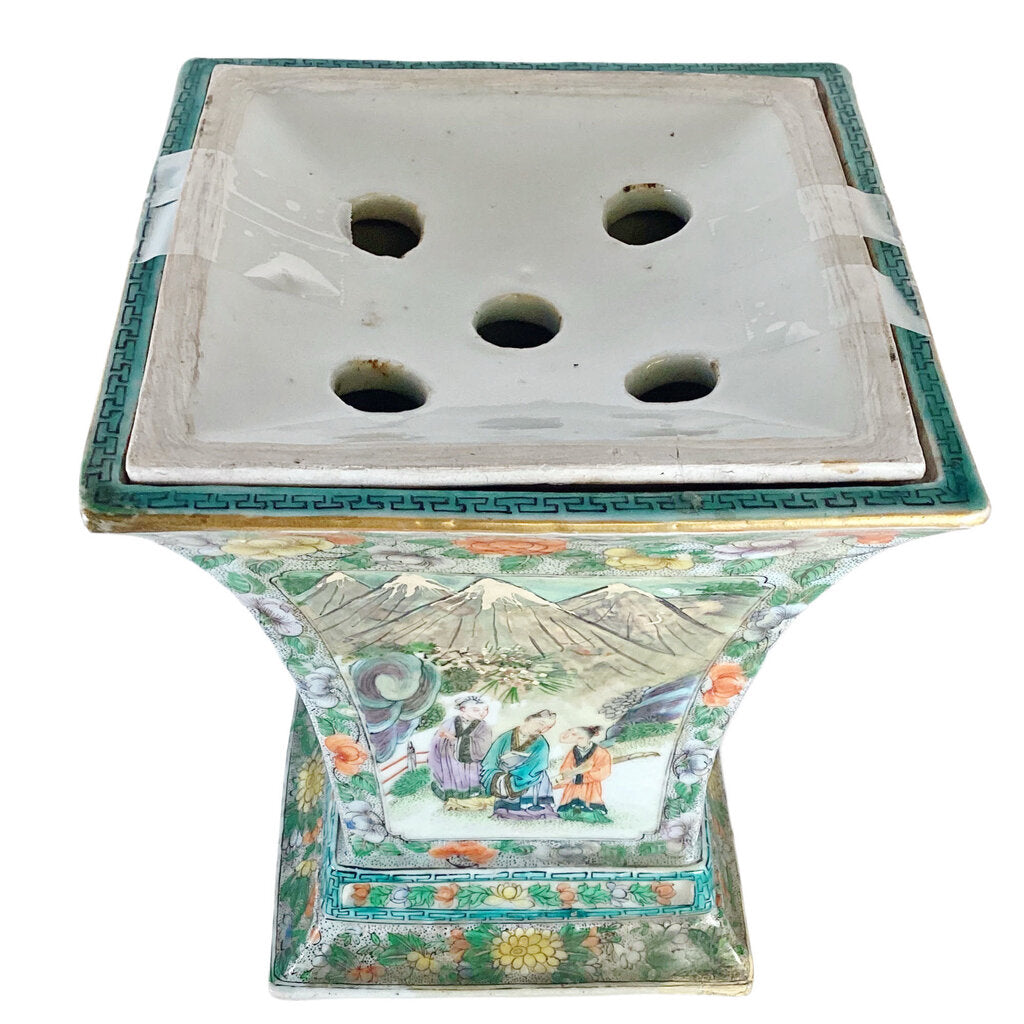 19th c. Rose Mandarin Boughpot
