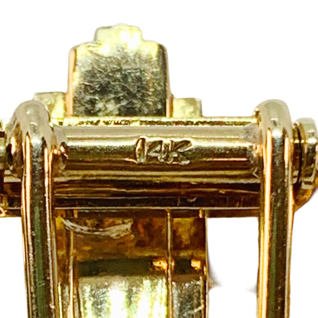 1940's "Retro" Style Brooch in 14Kt Gold