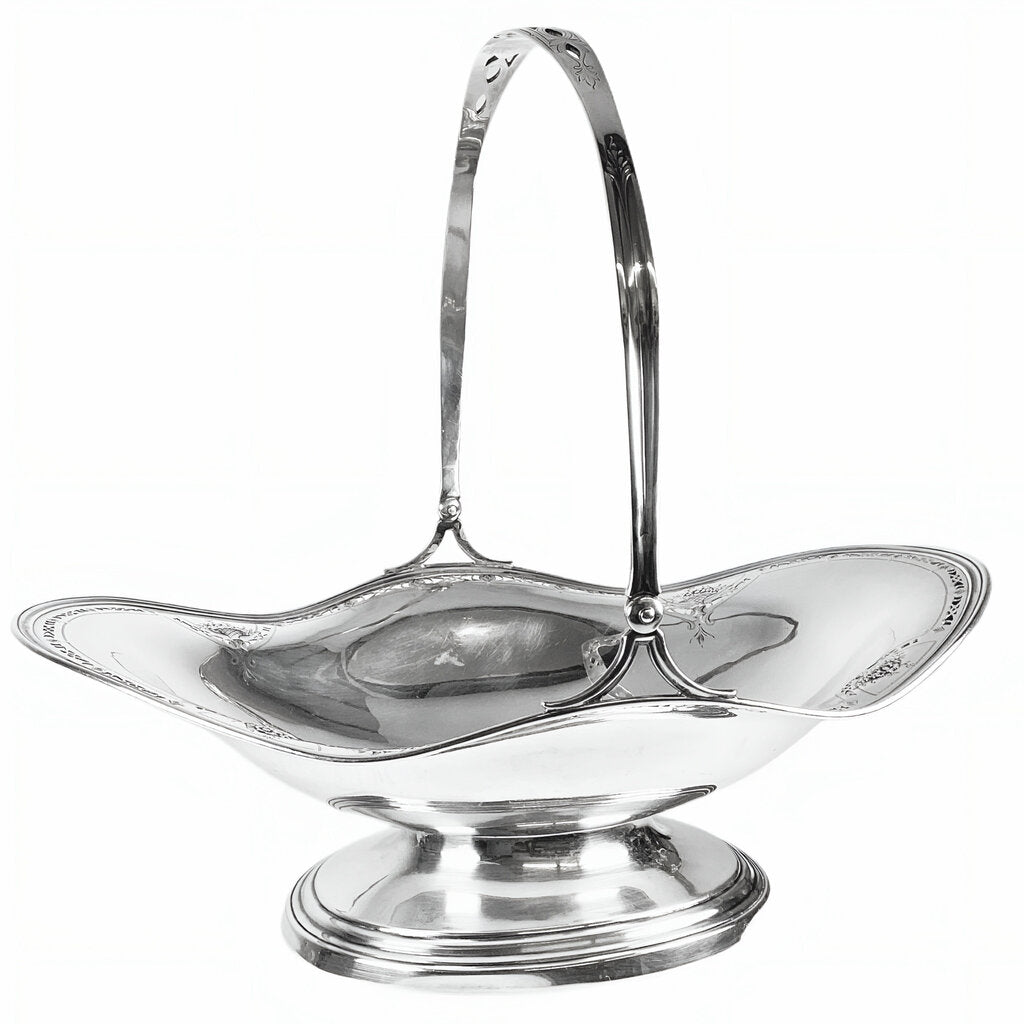American Sterling Silver Edwardian Cake Basket