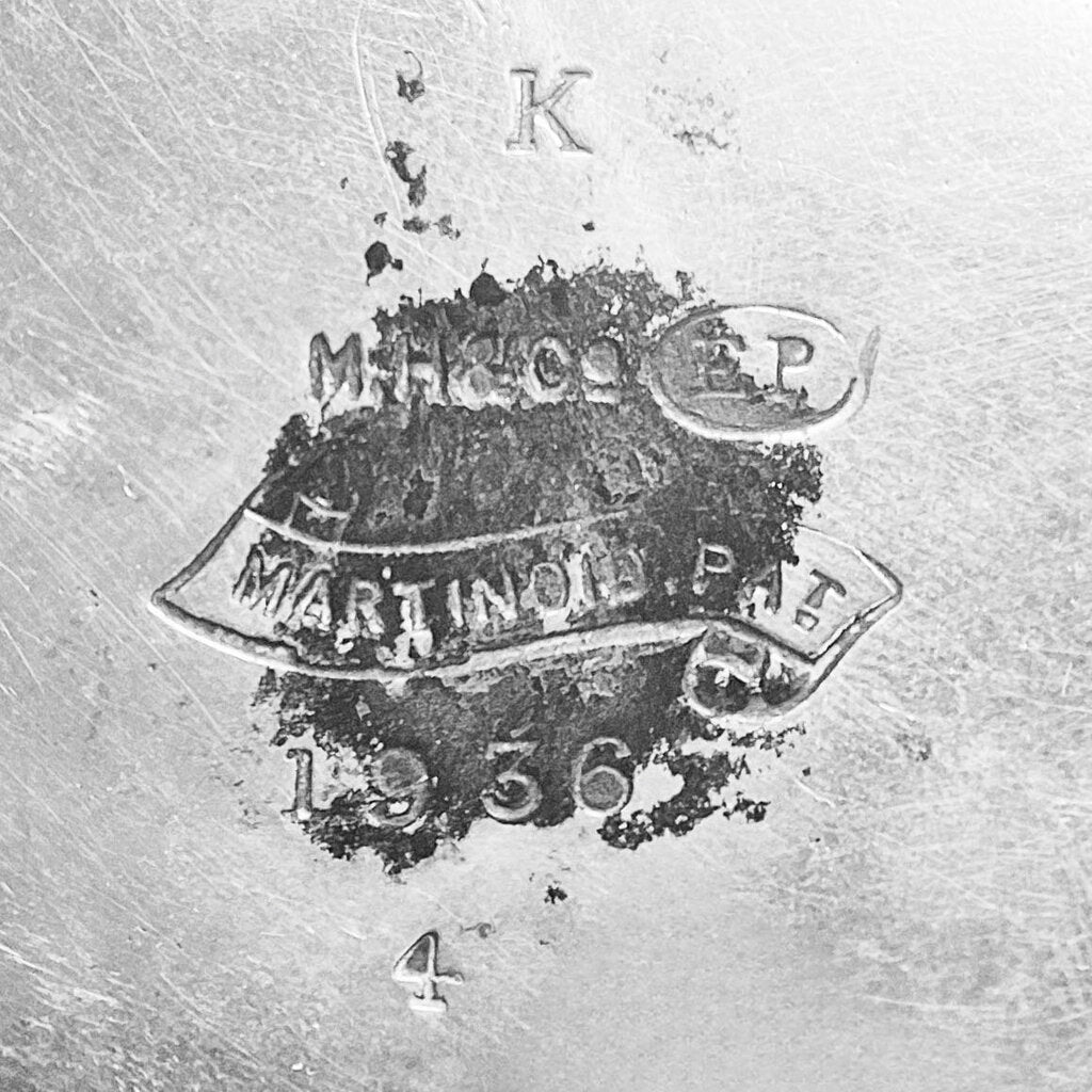 Electroplated Teapot on Tilt Stand w. Warmer