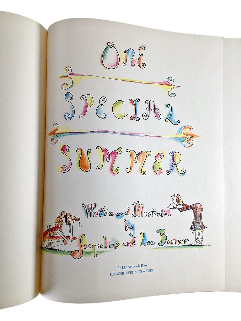 Jacqueline & Lee Bouvier Signed. "One Special Summer". Limited First Edition 500 Copies. 1974. Delacorte Press. Very Rare