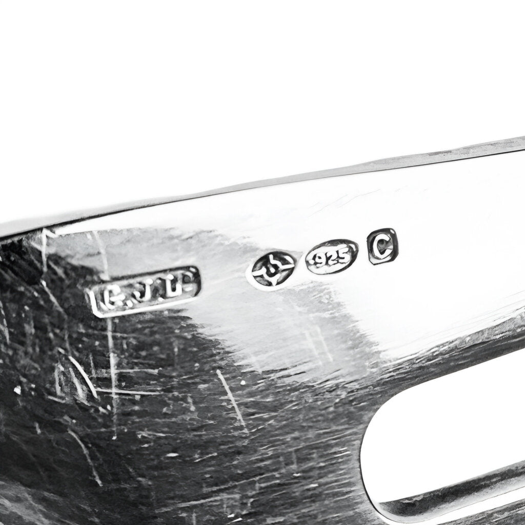 Georg Jensen Sterling "Agave Elsinore" Cold Cut Fork