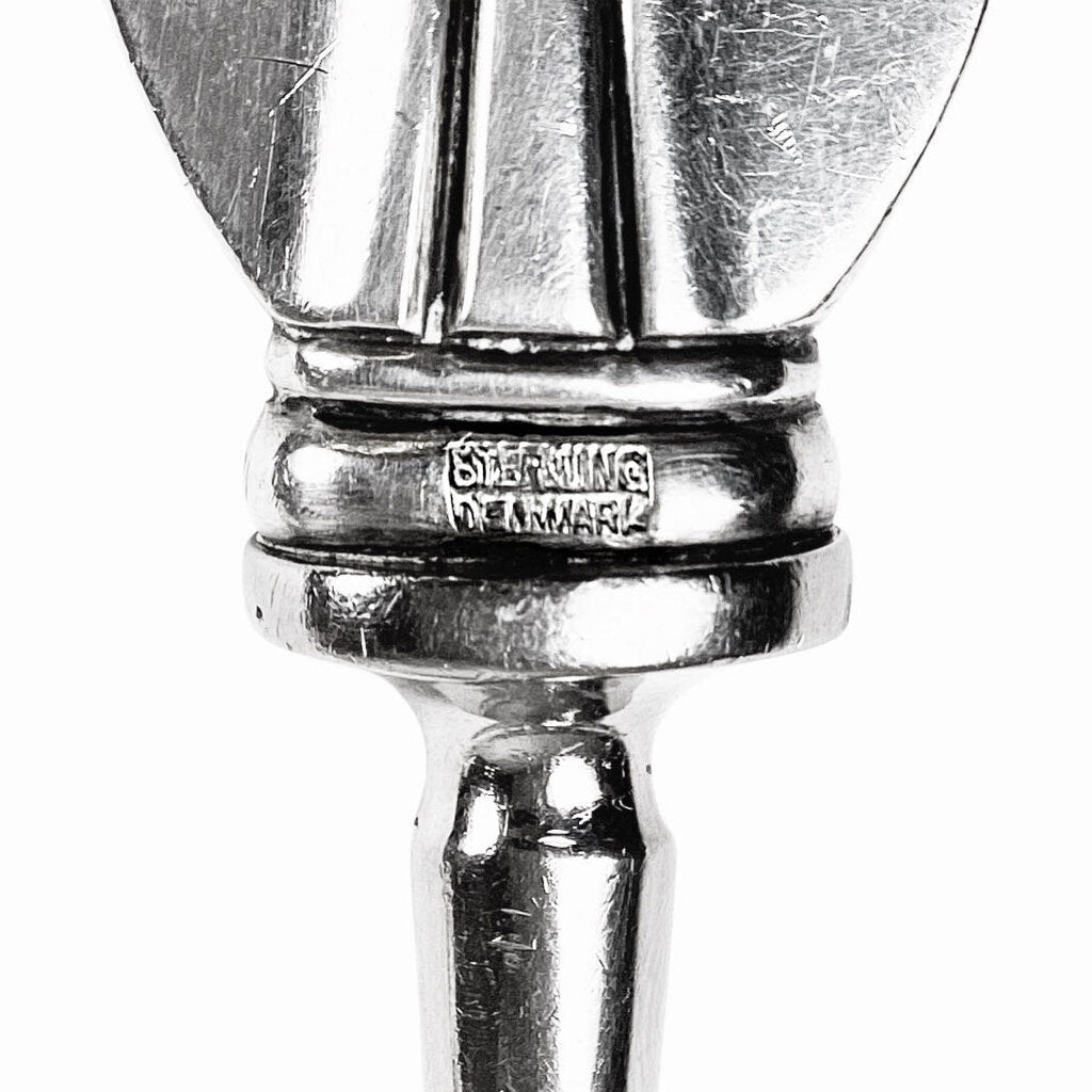 Georg Jensen Sterling "Agave Elsinore" Cheese Plane