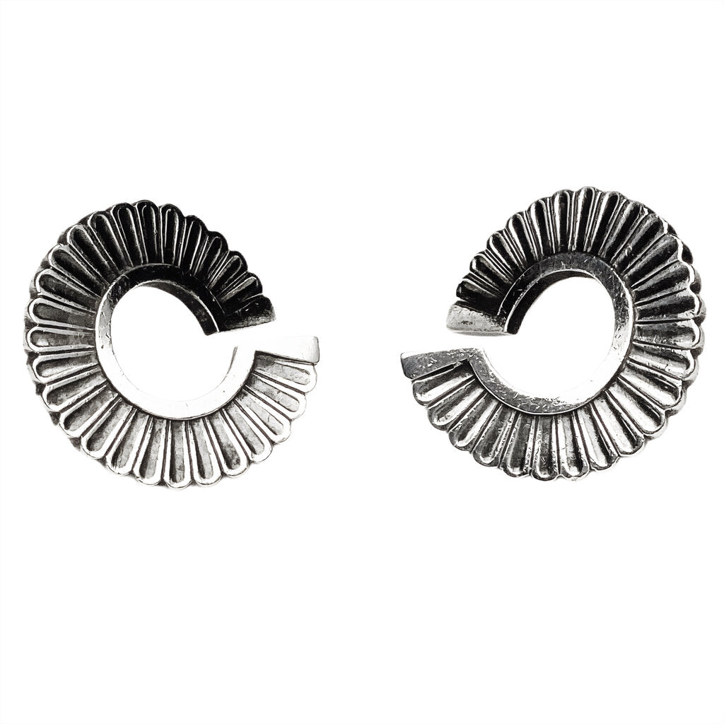 Georg Jensen Sterling Hoop Earrings
