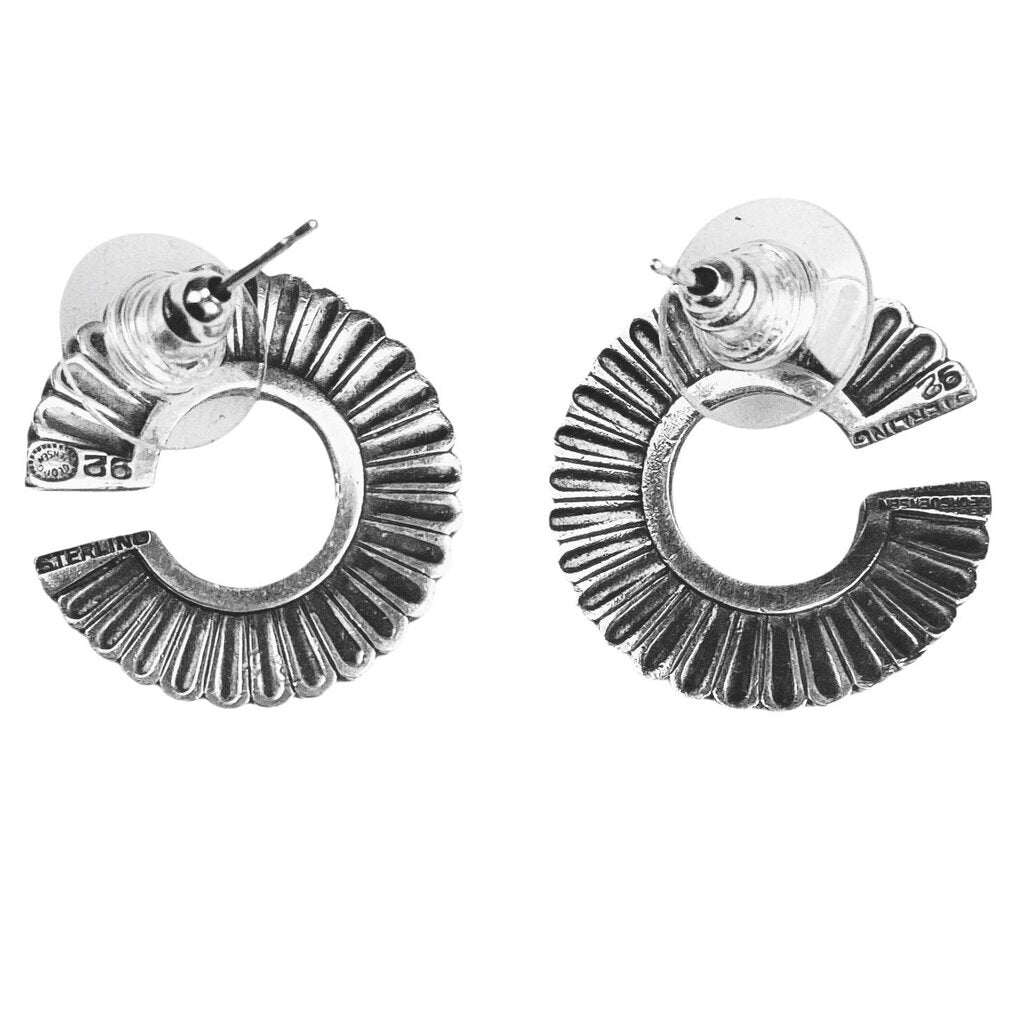 Georg Jensen Sterling Hoop Earrings
