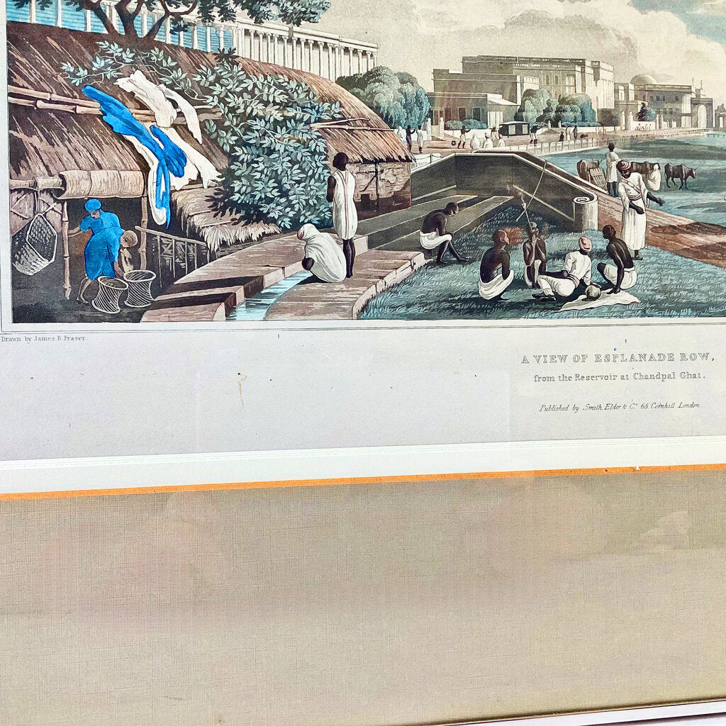 James B. Fraser. "A View of Esplanade Row". Engraving w Aquatint. c. 1826